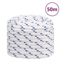 Corde de bateau Blanc 20 mm 50 m Polypropylène alsavelo