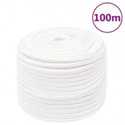 Corde de bateau Blanc complet 14 mm 100 m Polypropylène alsavelo
