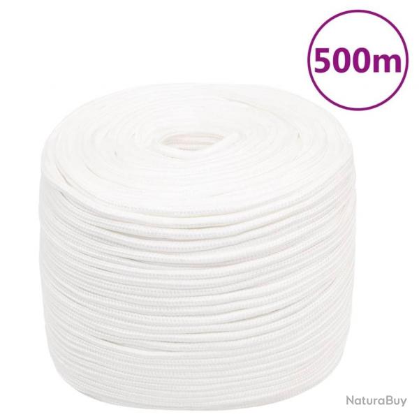 Corde de bateau Blanc complet 8 mm 500 m Polypropylne alsavelo
