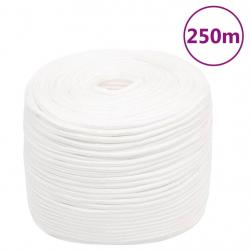 Corde de bateau Blanc complet 8 mm 250 m Polypropylène alsavelo