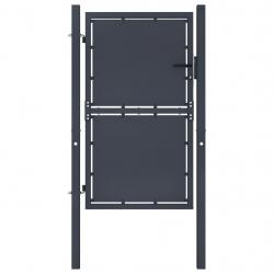 Portail de jardin Acier 100 x 175 cm Anthracite alsavelo