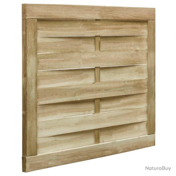 Portillon de jardin Bois de pin imprgn 100x75 cm Vert alsavelo