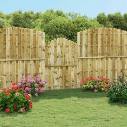 Portail de jardin Bois de pin imprégné 100x150 cm alsavelo