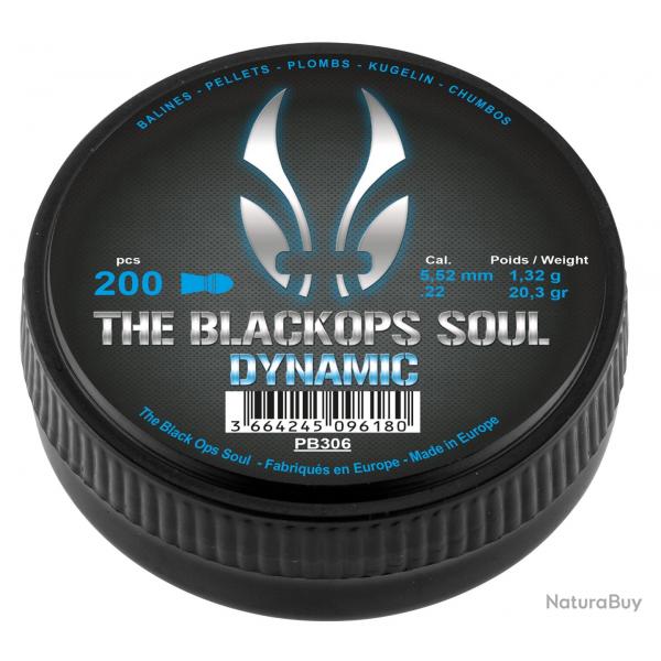 Plombs BO MANUFACTURE the black ops soul cal.4,5mm dynamic par 200