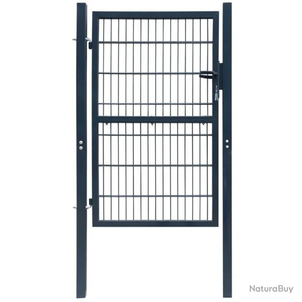 Portillon 2D (simple) Gris anthracite 106x230 cm alsavelo