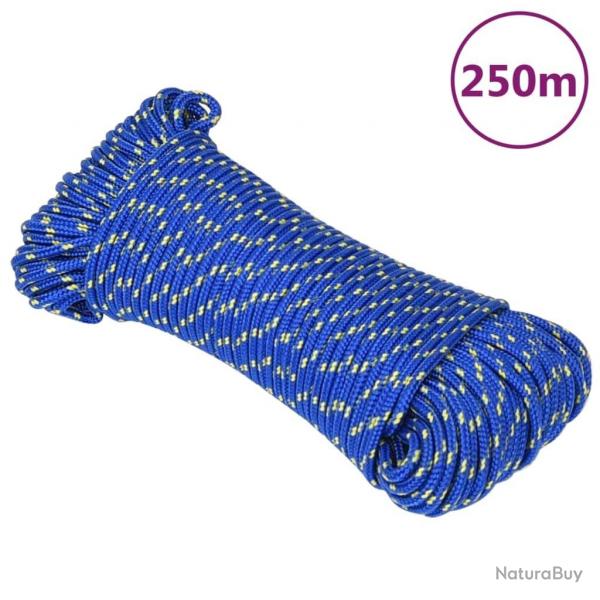 Corde de bateau Bleu 3 mm 250 m Polypropylne alsavelo