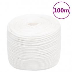 Corde de bateau Blanc complet 6 mm 100 m Polypropylène alsavelo