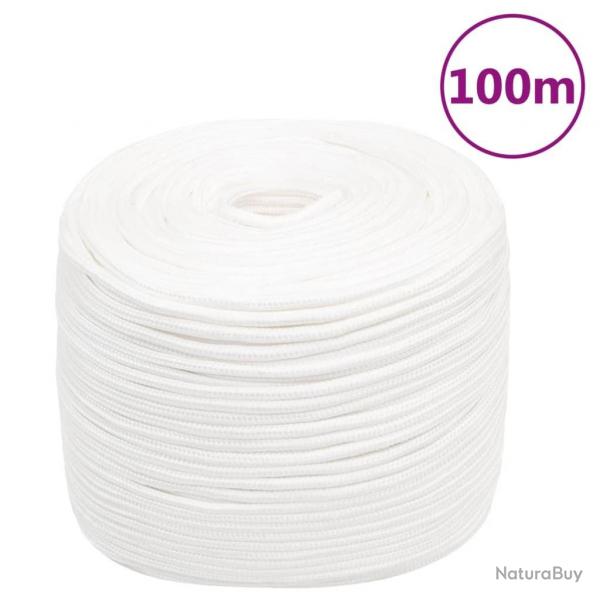 Corde de bateau Blanc complet 6 mm 100 m Polypropylne alsavelo