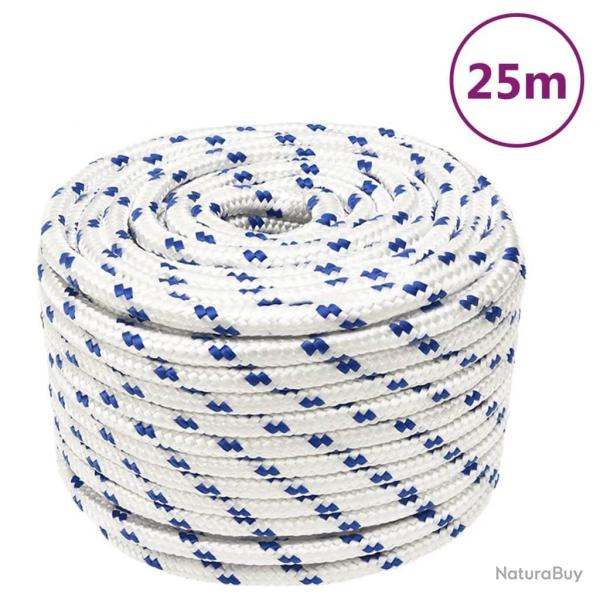 Corde de bateau Blanc 14 mm 25 m Polypropylne alsavelo