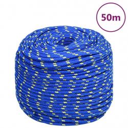 Corde de bateau Bleu 8 mm 50 m Polypropylène alsavelo