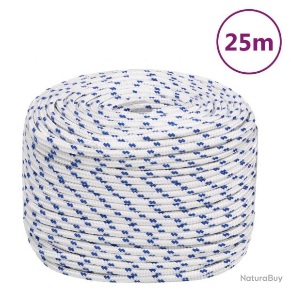 Corde de bateau Blanc 10 mm 25 m Polypropylne alsavelo