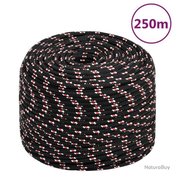 Corde de bateau Noir 6 mm 250 m Polypropylne alsavelo