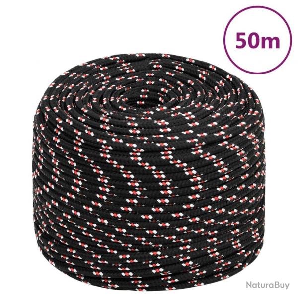 Corde de bateau Noir 6 mm 50 m Polypropylne alsavelo