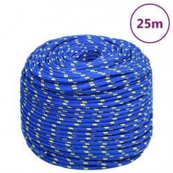 Corde de bateau Bleu 8 mm 25 m Polypropylène alsavelo