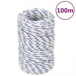 Corde de bateau Blanc 2 mm 100 m Polypropylène alsavelo
