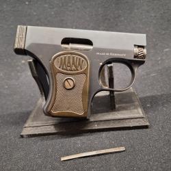 Pistolet Mann 2ème modèle, Cal. 6,35mm - 1 sans prix de réserve !!