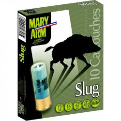 CARTOUCHE DE CHASSE MARY ARM SLUG 28 - CALIBRE 12