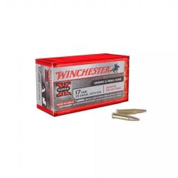Cartouches Winchester super x Calibre :17HMR JHP 20 GRAINS 1 boite ( 50 muniitons )