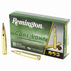 Munitions REMINGTON calibre 30-06 Springfield Core-lokt Tipped 180gr - 11.7g x20
