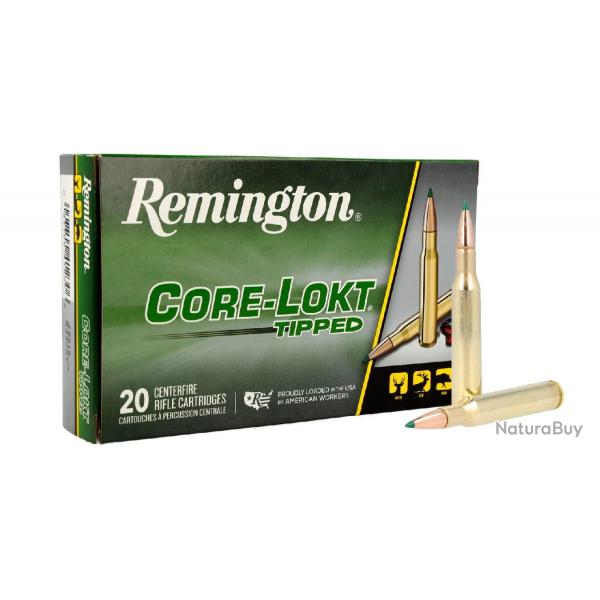 Munitions REMINGTON calibre 270 Win Core-Lokt Tipped 130 gr x20