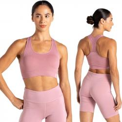 Brassière de sport Dare2b Don't Sweat It rose lilas S