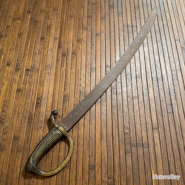 SABRE BRIQUET MANUFACTURE IMPRIAL DU KLINGENTHAL COULAUX FRRES DE 1805-1806