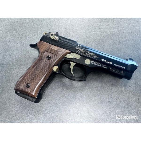 PISTOLET A BLANC BLOW F92 FULL AUTO " EL CHICANOS " 9MM PAK