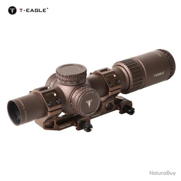 T-EAGLE Lunette de Vise LPVO EOS 1.2-6x24 + Montage - FDE