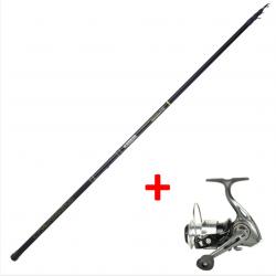 ENSEMBLE TELEREGLABLE GARBOLINO CANNE SERENITY RC 4M80 + MOULINET STRIKE TROUT 081FD