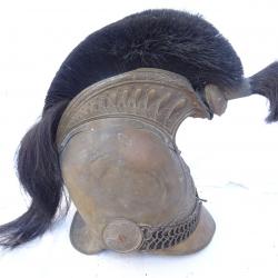 469= lot rare casque  offiicier garde nationale restauration 1814 PUIS 1815 = bombe a la minerve