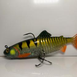 Leurre Souple Arme Fox Rage Jointed Replicant Exclusif 18Cm Green Zebra Ghost