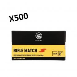 MUNITIONS RWS PROFESSIONAL LINE 22LR RIFLE MATCH S x500