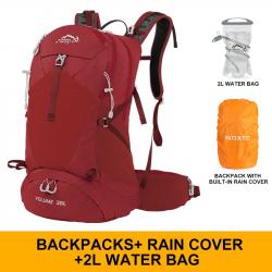 Sac d'alpinisme étanche SR 35 L + GOURDE 2L- ROUGE-