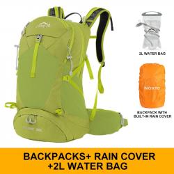 Sac d'alpinisme étanche SR 35 L + GOURDE 3L- VERT CLAIR-