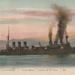 CPA - MARINE DE GUERRE. " Ernest Renan" Croiseur de 1er Classe N°1004