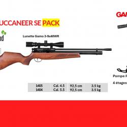 Vente flash ! Carabine à plomb PCP BSA-GAMO Buccaneer SE Cal. 4,5 mm + Gamo 3-9 x 40WR + Pompe Pcp