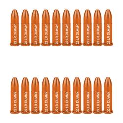 20 douilles "Dummy rounds" cal. 22 LR en aluminium - A-Zoom