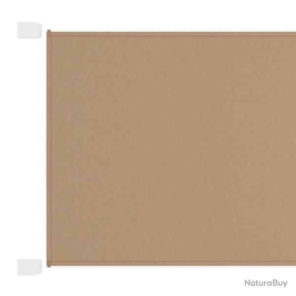 Auvent vertical taupe 100x1000 cm tissu oxford 02_0007620