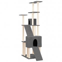 Arbre à chat meuble tour grimper jouet grattage grattoir escalade plateforme avec griffoirs en sisa