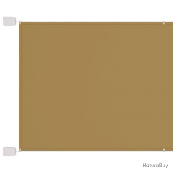 Auvent vertical beige 100x800 cm tissu oxford 02_0007523