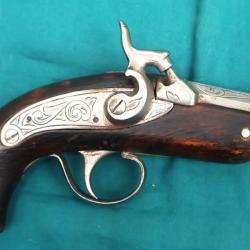 derringer à percussion à canon pré-20è