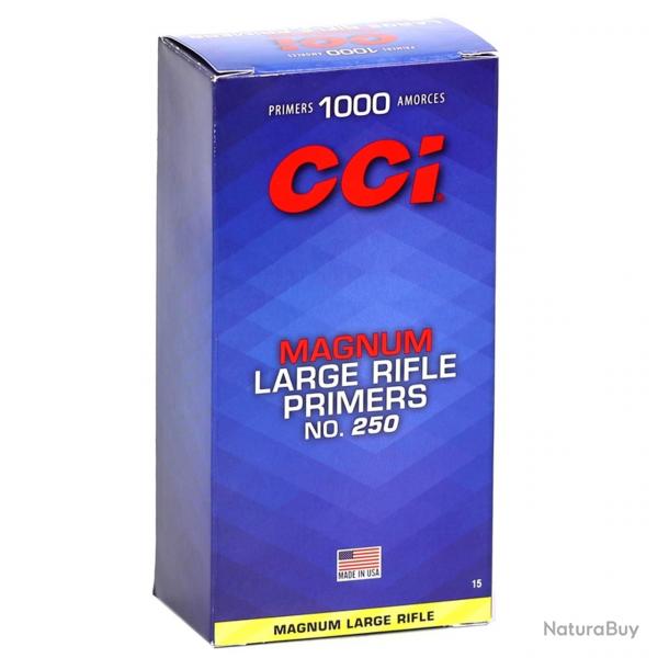 1000 Amorces CCI 250 Large Rifle Magnum