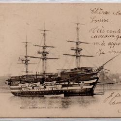 CPA - MARINE -  La Bretagne  - École des Mousses N°1027