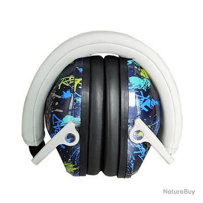 Casque Anti-bruit Bébé 0-4 Ans - Protection Jusqu'à 25dB, Réglable, Léger, Pour Avion Et Fêtes