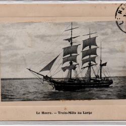 CPA - MARINE   -Havre -Trois-Mate au Large N°1048