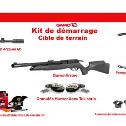 Vente flash ! Carabine à plomb , PACK PCP FIELD TARGET Gamo Arrow - Cal. 4.5 mm - 19.9 Joules