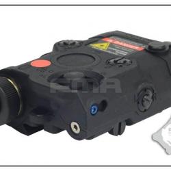 FMA PEQ-15 LED + Laser Rouge (Noir)