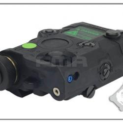 FMA PEQ-15 LED + Laser Vert (Noir)