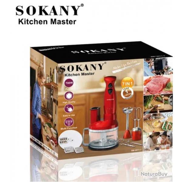 SOKANY Mixeur Plongeant 7en1 700W livraison offerte !