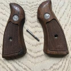 Plaquettes d'origine S&W N square butt